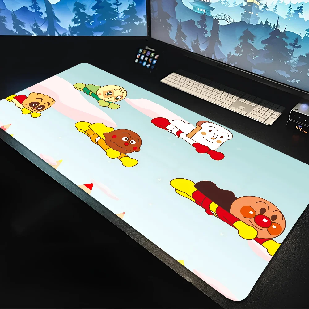 1pc hot stura anime cute Anpanman Non-slip Mouse Pad Suitable For Office Computers Laptops E-sports Game Desk Mats XXL Keyboard