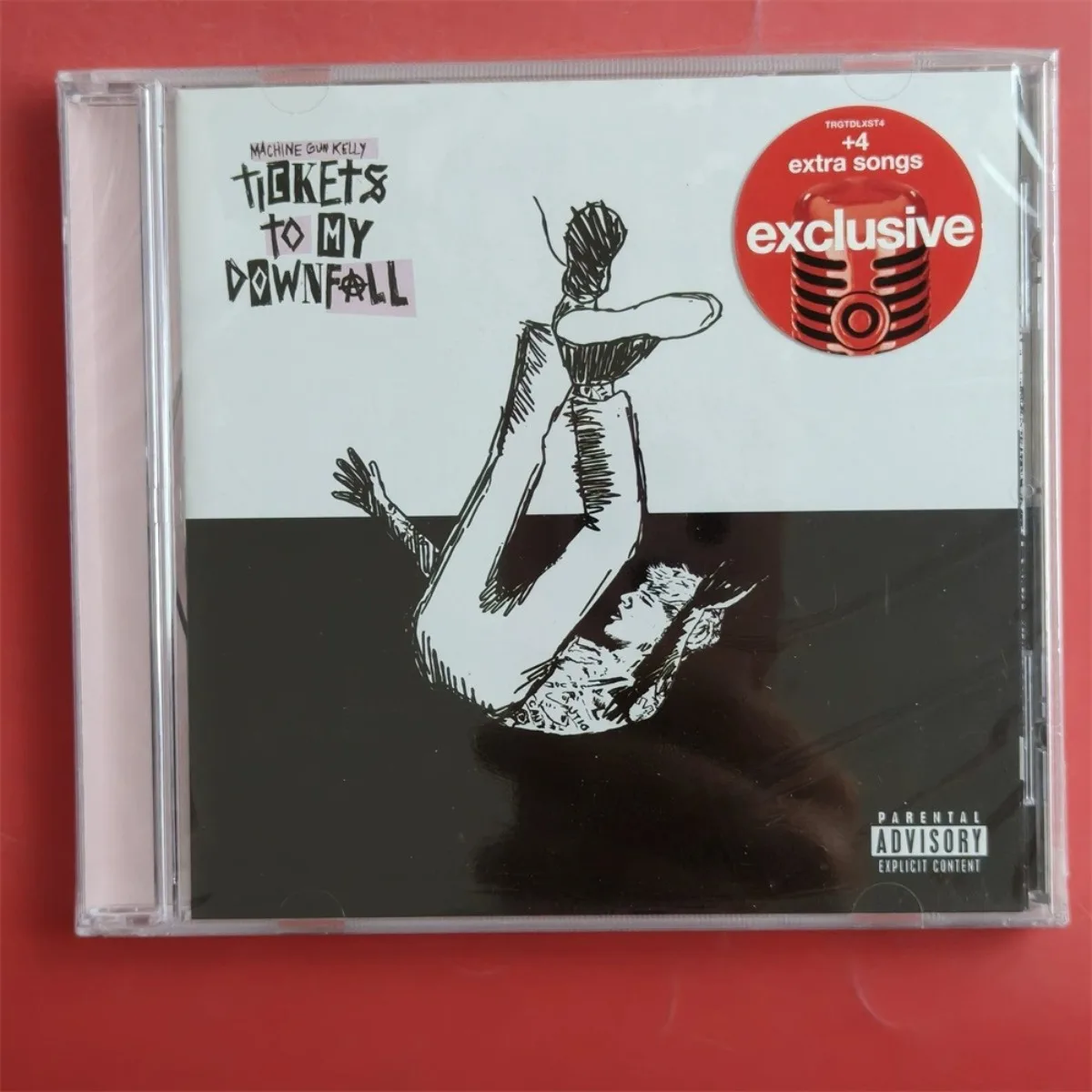 قرص مضغوط ألبوم Machine Gun Kelly "Tickets To My Downfall" (النسخة المكسيكية) - قرص موسيقى Pop-Punk لمحبي MGK وجامعي البانك #1