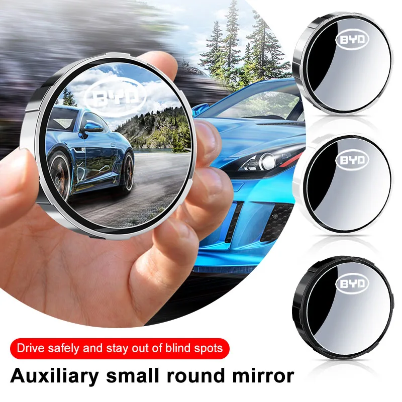 1 Pair 360 Degree Wide Angle Adjustable Car Rear View Mirror For BYD Qing Song Tang Yuan F3 I3 F0 F6 S6 S8 E5 E6 G3 G6 L3 S7 M6