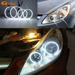 For Opel Vauxhall Corsa D 2006 2007 2008 2009 2010 2011 Pre Facelift Excellent Ultra Bright CCFL Angel Eyes Halo Rings Kit