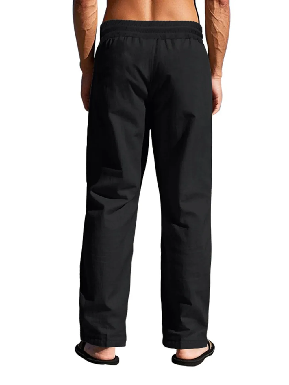 Männer Casual Hosen Männlichen Sommer Atmungsaktive Hose Einfarbig Hohe Qualität Jogginghose Hawaiian Strand Sport Jogging Hosen – Detail 6