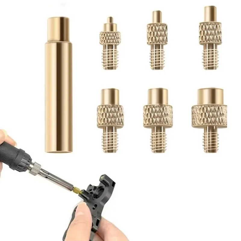 Heat Set Insert Press Tool Stealth Press Kit Soldering Iron Tip Thread Insert Nut Embedded Kit M2 M3 M6 M8 For 3D Printing Parts