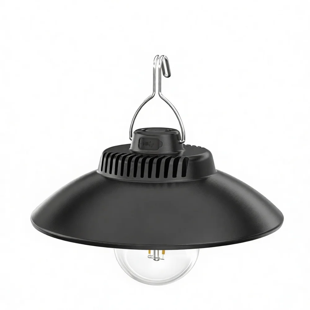 Solar Retro Camping Lantern Outdoor Portable LED Hanging Light Garden Tent Decorative Atmosphere Lamp Lighting Equipment