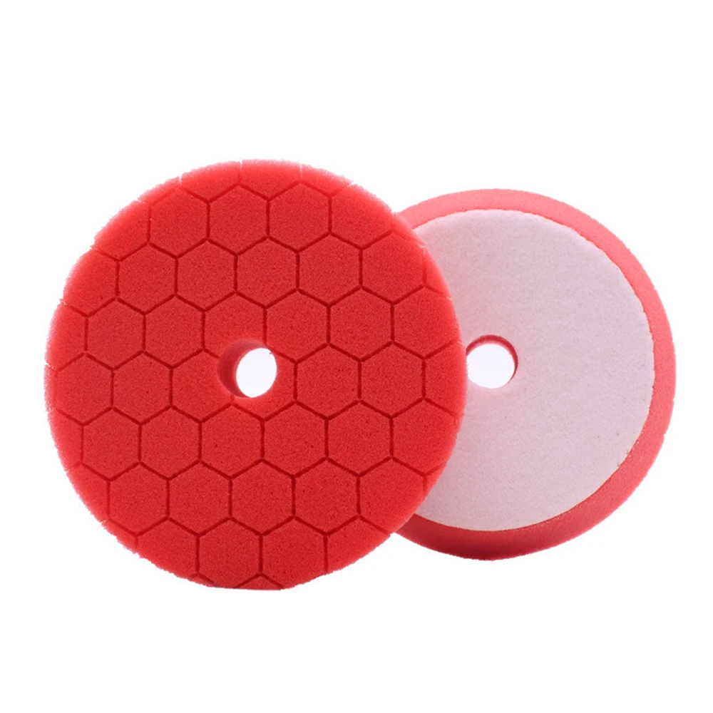 Buffing Polishing Pads 5 Pcs 6 Inch Large Size Sponge Polishing Pads Car Foam Buffing Sponge Pads Kit for Car Buffer Polisher Co