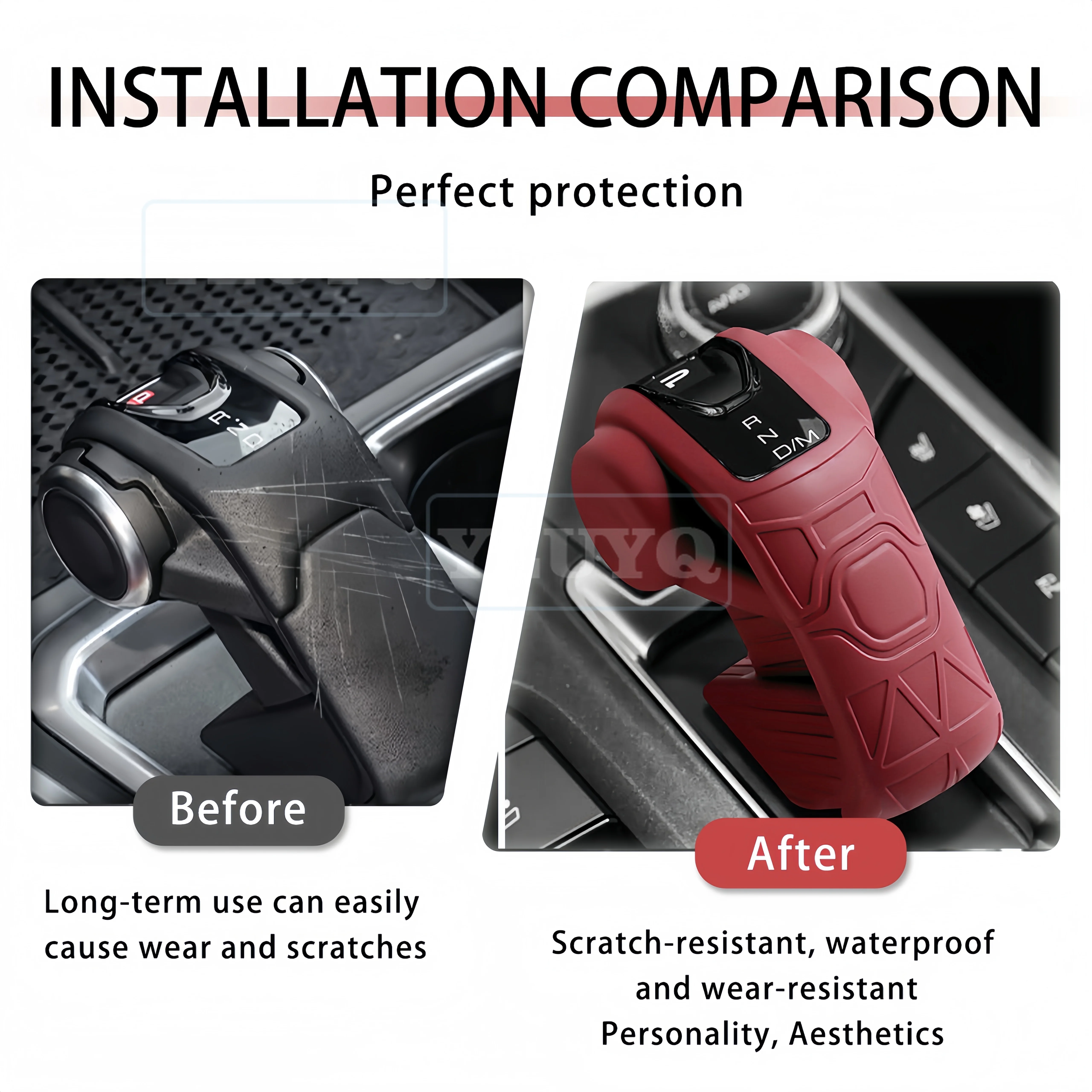 For Tank 300/400 Haval GWM Silicone Gear Shift Cover Gear Knob Gear Position Cover Interior Accessories