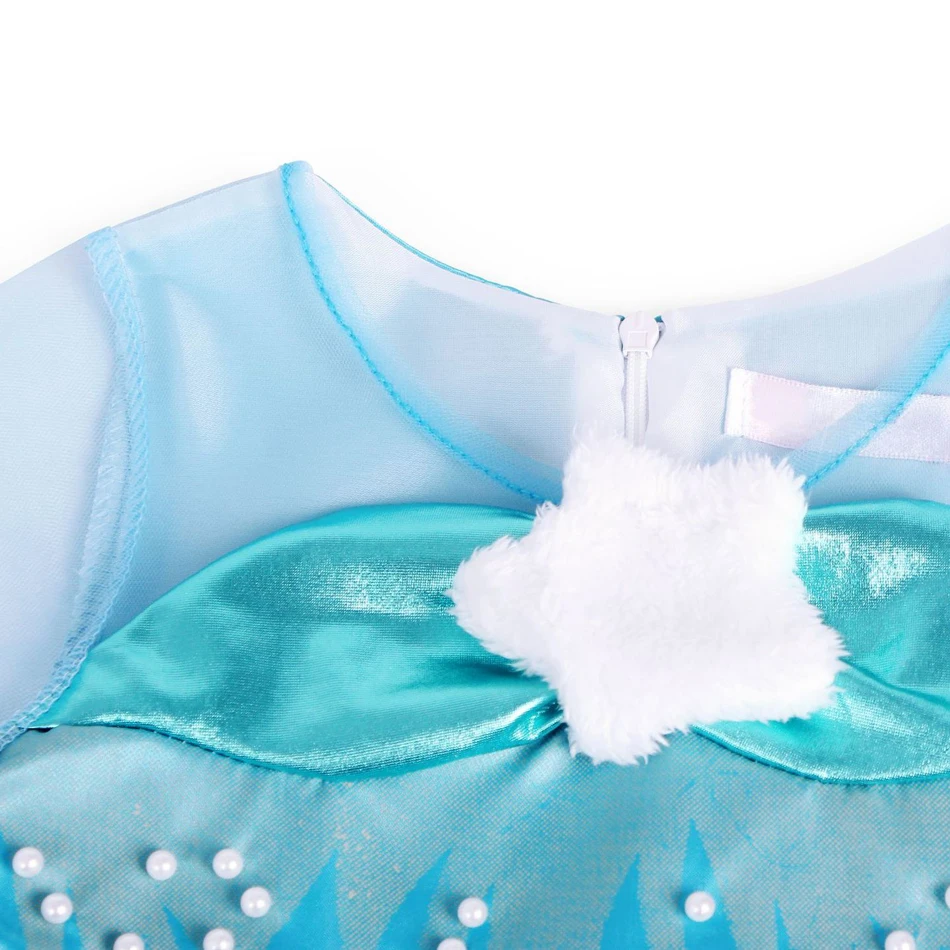 Girl Mermaid Princess Dress Kids Ariel Cosplay Costume Children Carnival Birthday Party Halloween Clothes Dress 2-10T