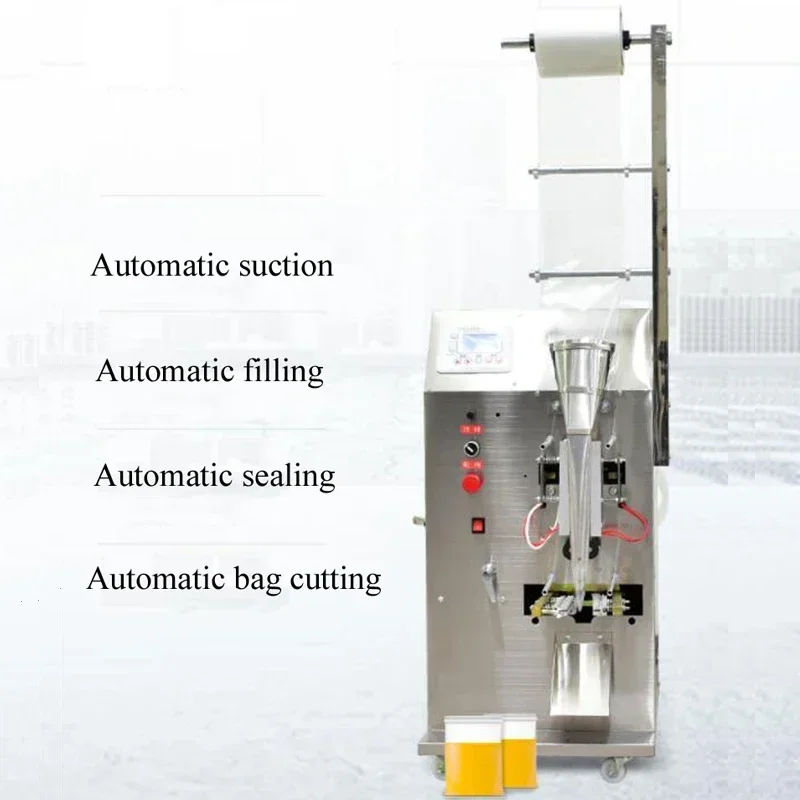 

110V 220V Adjustable Liquid Packaging Machine Can Be Customized With Three Side Sealing Back Sealing Bag Making Machine