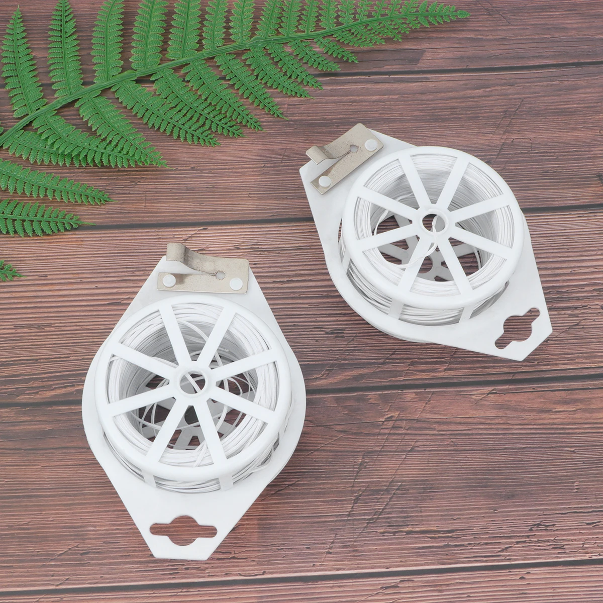 

2 Pcs Gardening Cable Ties Training Wire Binding for Tree Plant Soft Plants Green Climbing Flower Backs Rope Lace up Garland