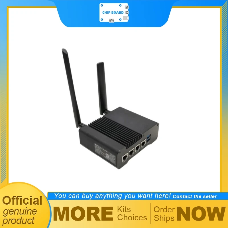 Rakwireless WisGate Connect Industrial Router 4 Ethernet Edge Gateway Mini PCIe CM4 CM5 Compatible