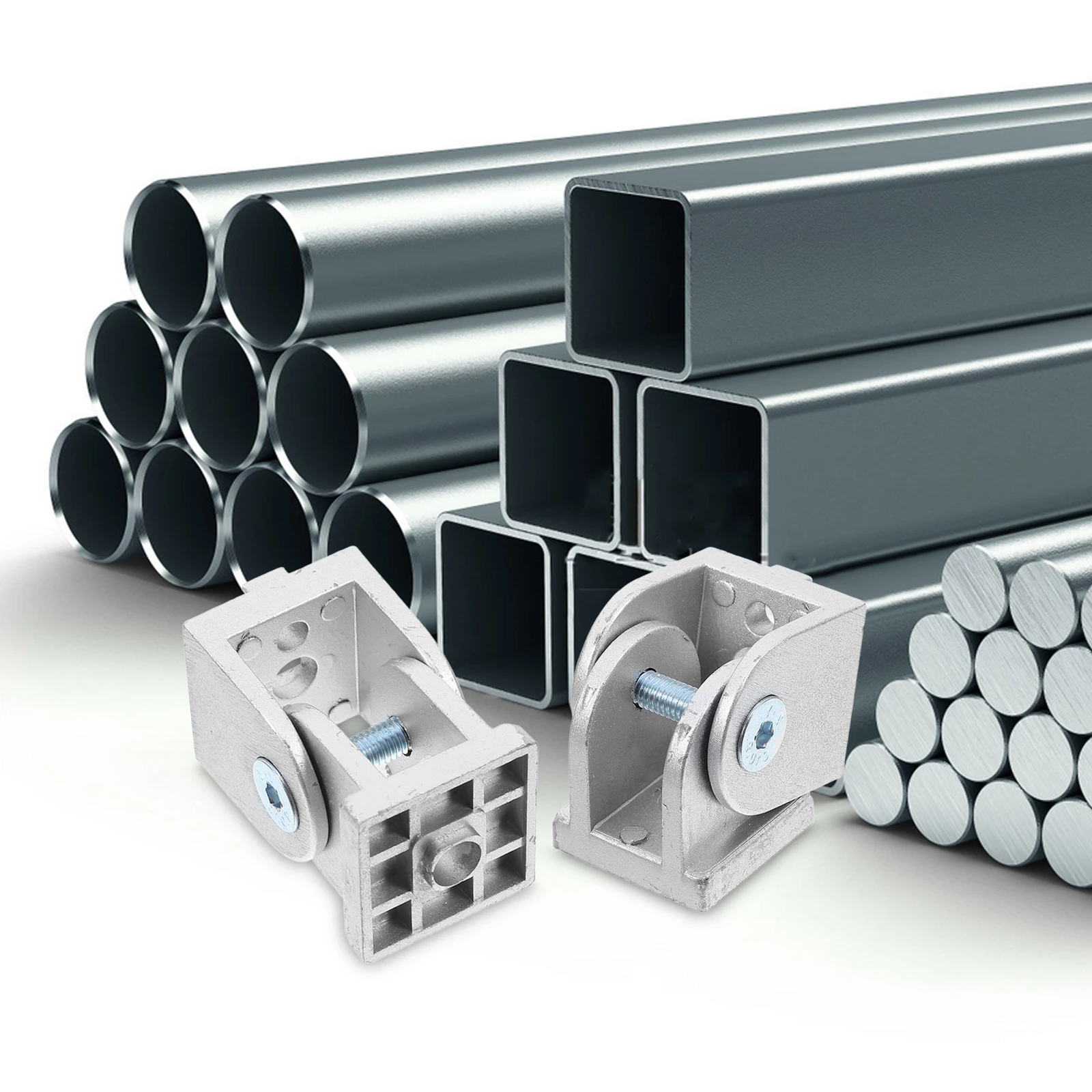 

4pcs Zinc Alloy Pivot Joint for Aluminum Extrusion 3030 Series Flexible Connector Hardware Replacement Pivot Joint for Profile
