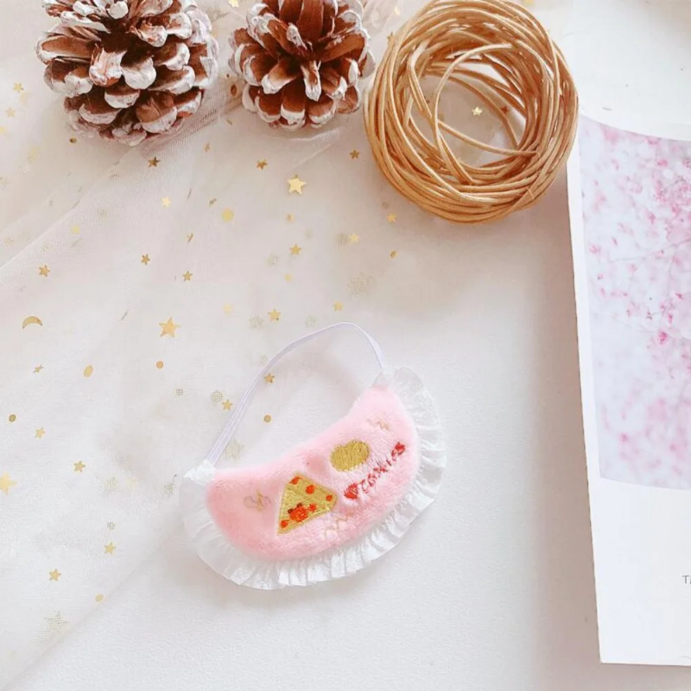 

Colorful Doll Bib Decoration Rabbit Universal ​Mini Towel Bib Miniature Sweet Small Doll Neck Accessories DIY Keychain Pendant