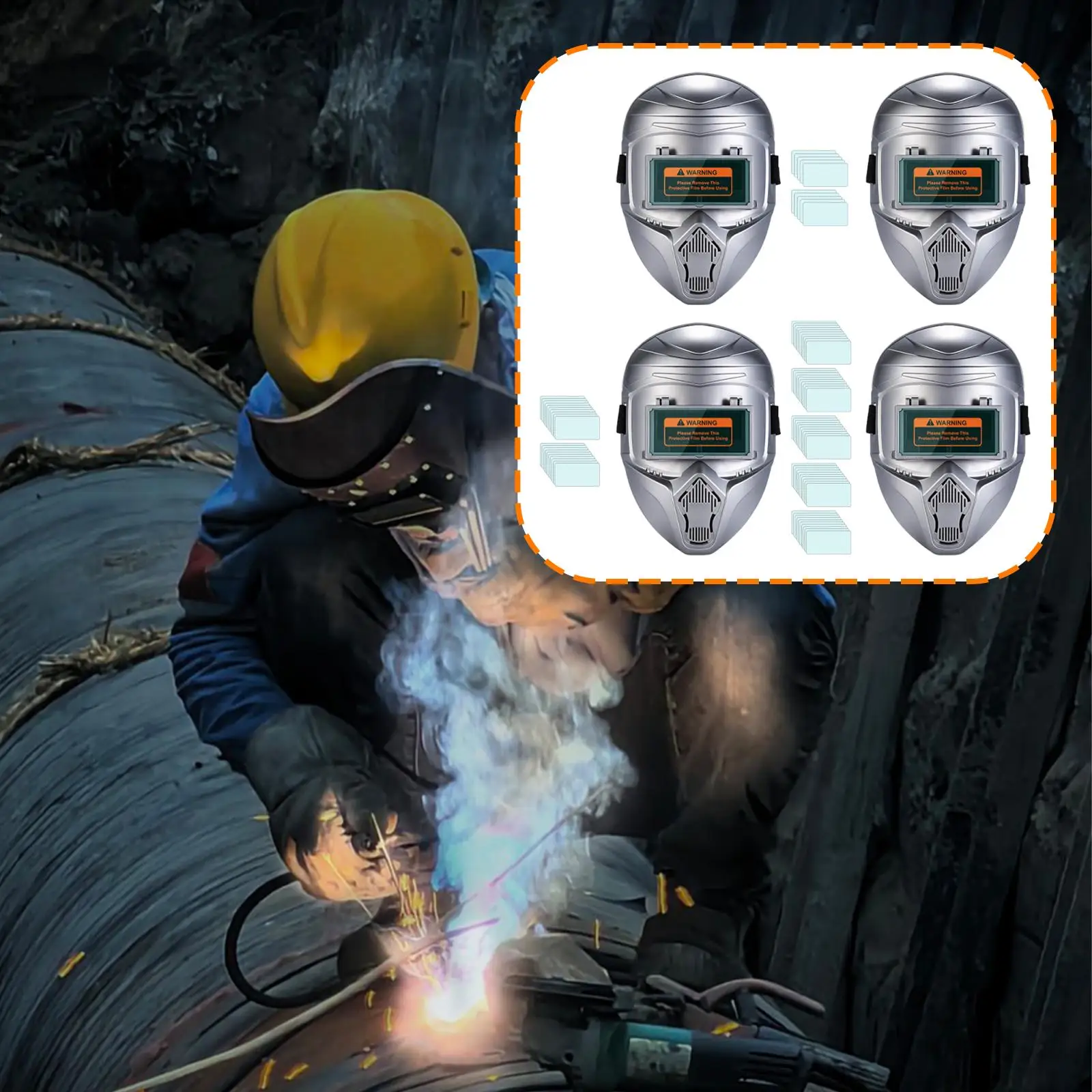 溶接ヘルメット高温保護ポータブルプロフェッショナルコンフォート溶接工用フェイスマスク