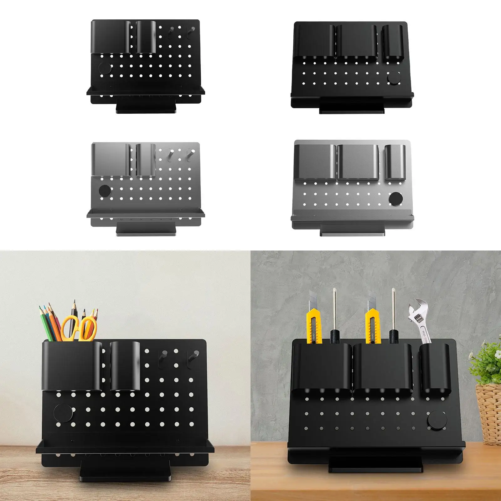 

Desktop Organizer Metal Pen Holder for Classroom Bedroom Office Supplies