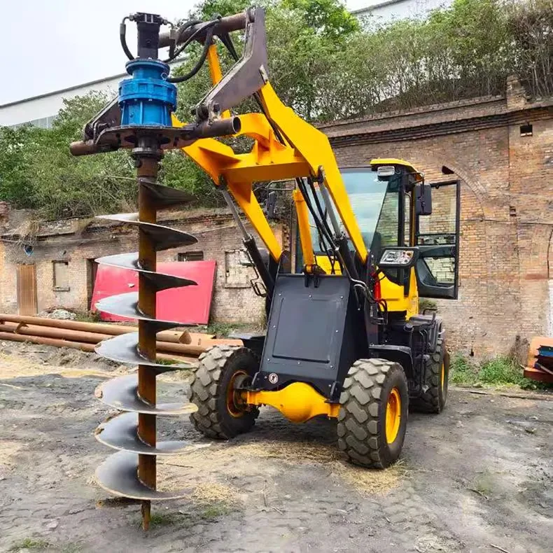 High Quality Pit Digging Machine Tractor Post Hole Digger Earth Drill Auger Drill for Excavator