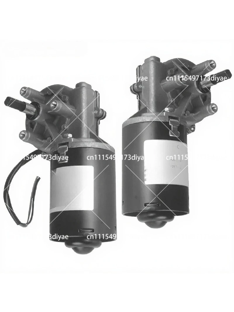 12V 24V DC High Torque Worm Gear Reducer Motor Reversible Permanent Magnet Electric Gearbox Motor