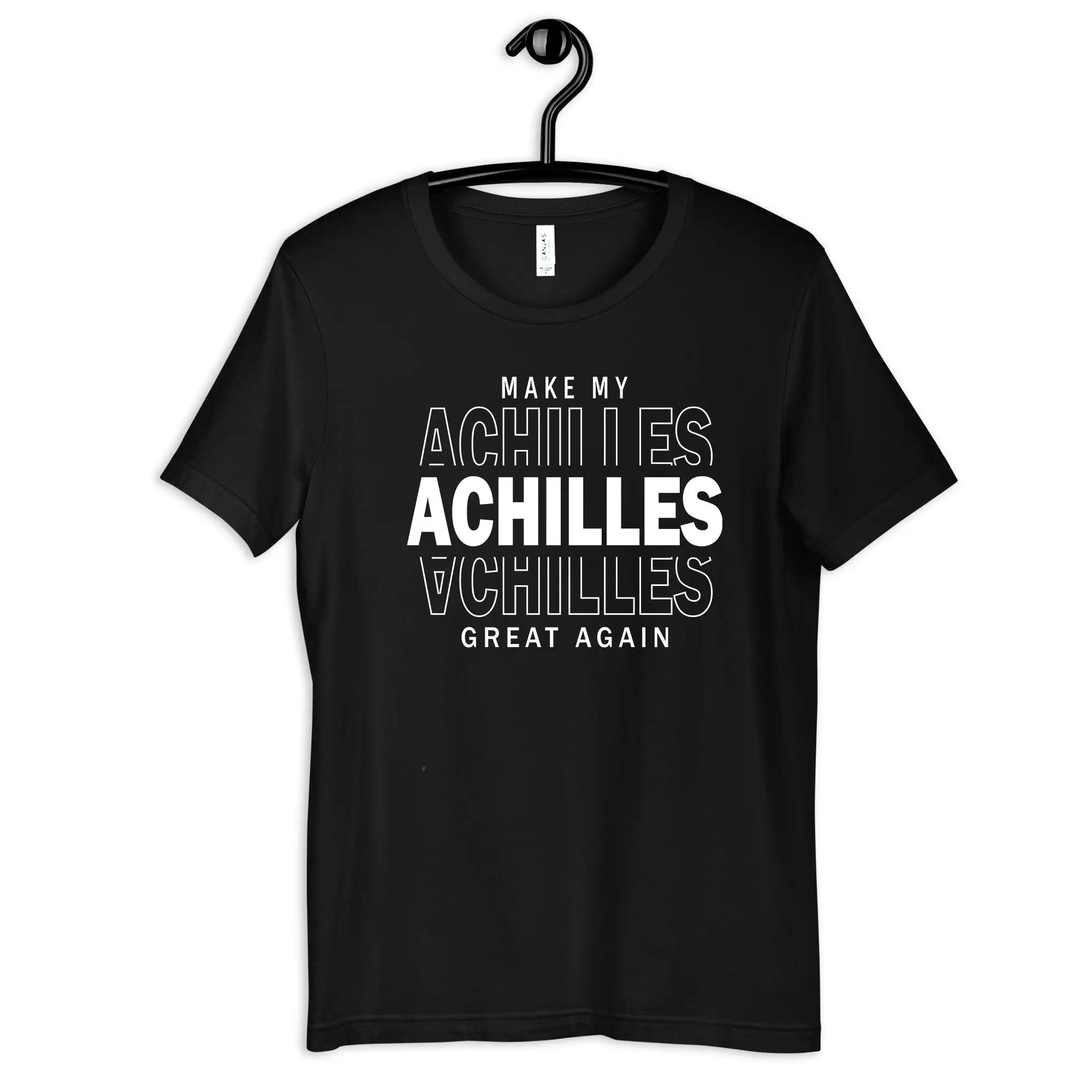 Torn Achilles Funny T Shirt Recovery Humor Injury Comeback Healing Long Sleeve Rehab SweaT