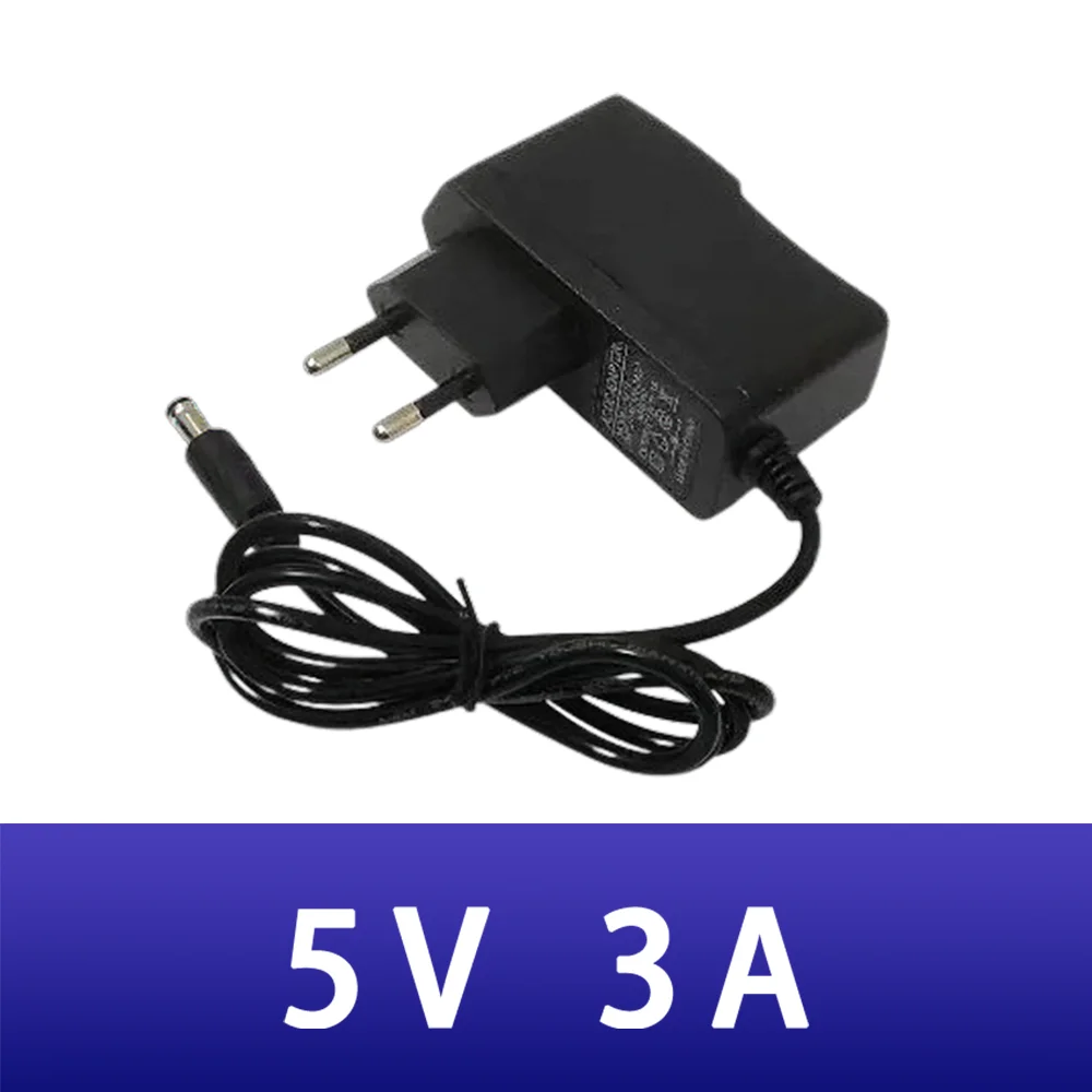 1PCS AC DC 5V 3A EU AU UK US power adapter 100V-240V Converter Adapter 5Volts 3000mA Power adapter 5.5mm x 2.1mm For CCTV LED