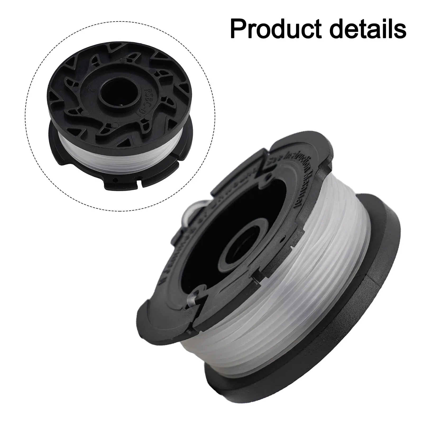 String Trimmer Spool BD032 with Line For for BESTA525 BESTA528 For BESTA530 BESTE630 Lawn Tool Parts String Trimmer