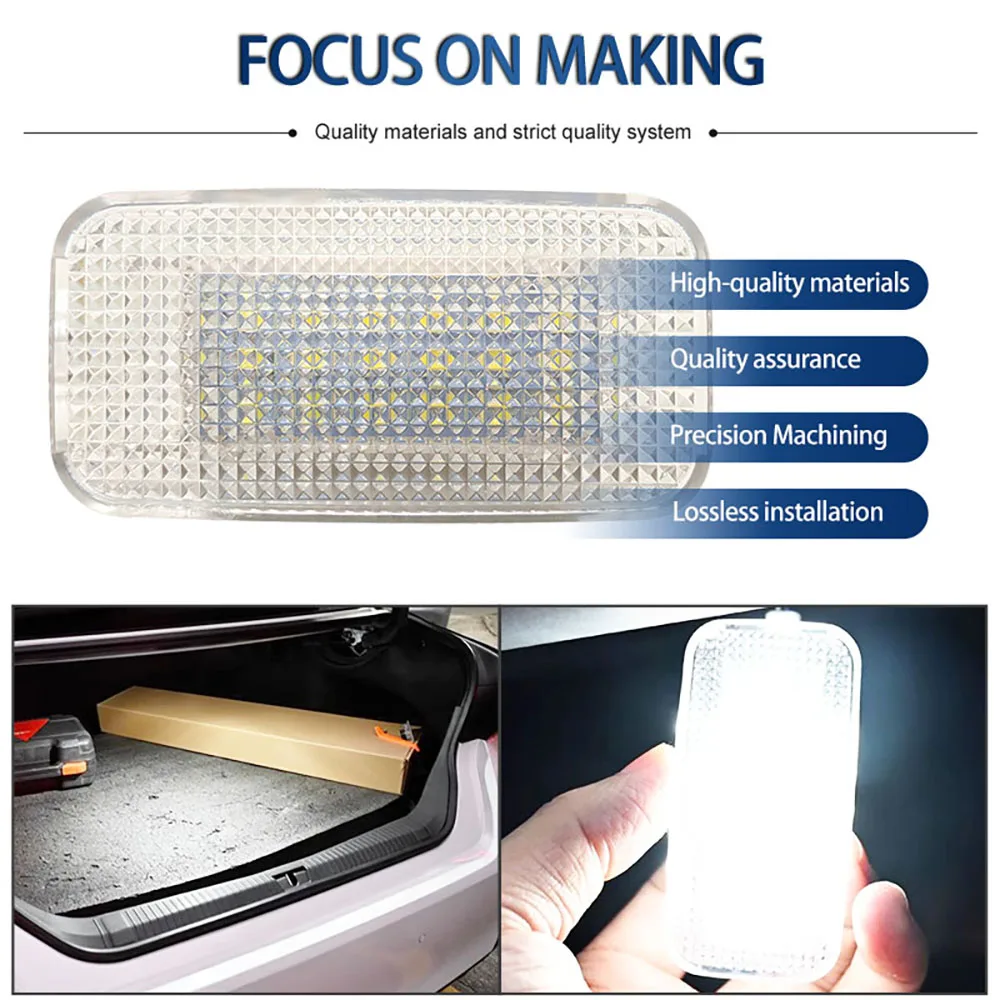 1Pcs Car LED Trunk Luggage Compartment Carge Lamp Inner Trunk