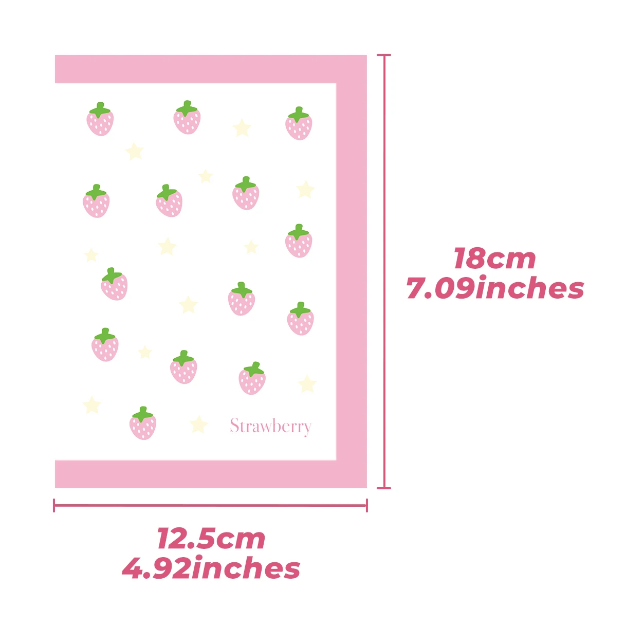 Cute A6 Stationery Storage Folder File PP Twill Zipper Pouch Document Bag Zip File Folder School Office Supplies