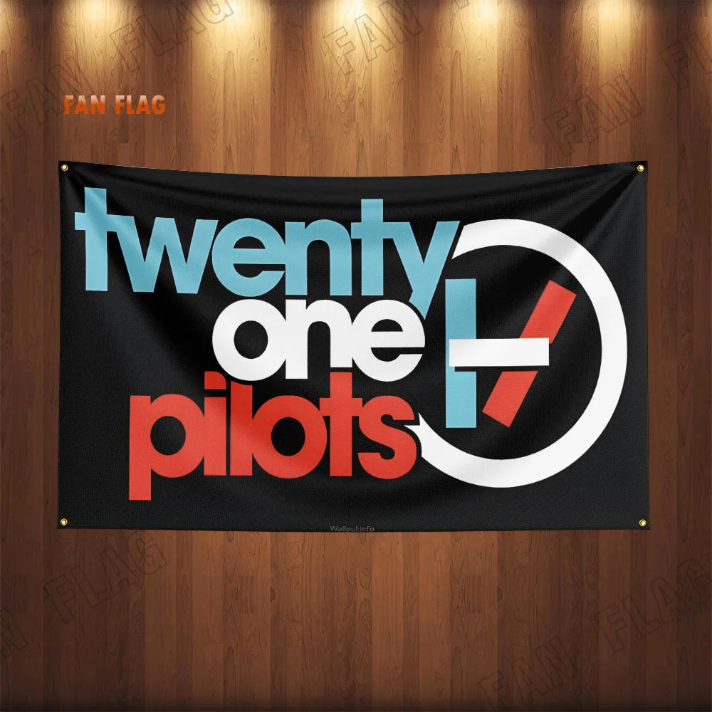 3x5 Ft Twenty One Pilots Flag Polyester Digital Printing Banner For Garage or Out door Decoration