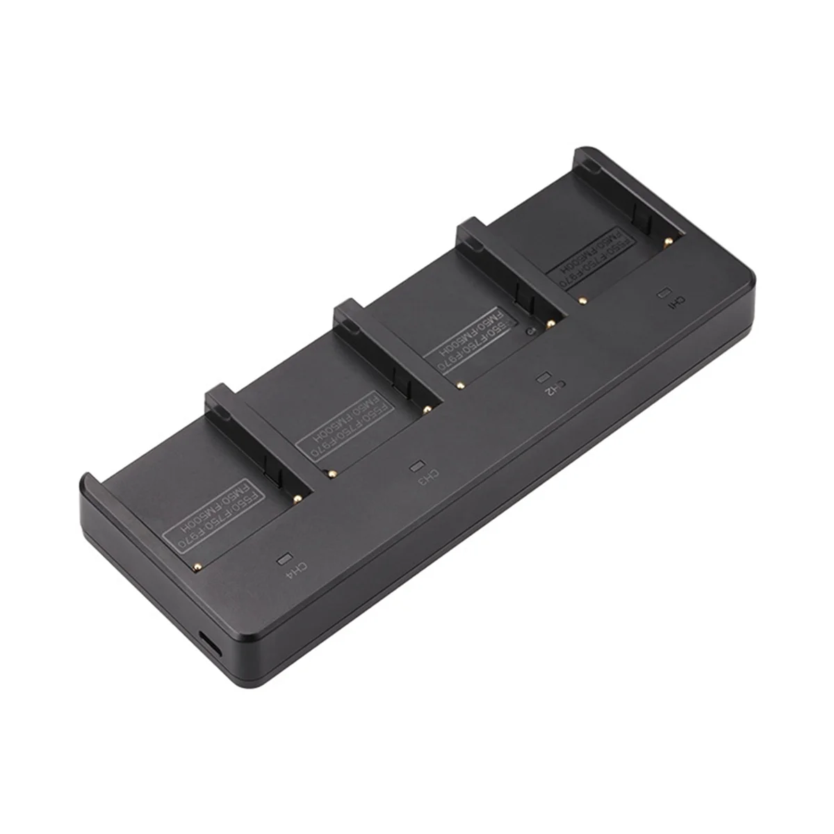 ABJZ NP-F970 أربعة فتحة نوع C منفذ الإدخال شاحن بطارية الكاميرا 45 واط شحن سريع NP-F550 NP-F750 NPF شاحن بطارية