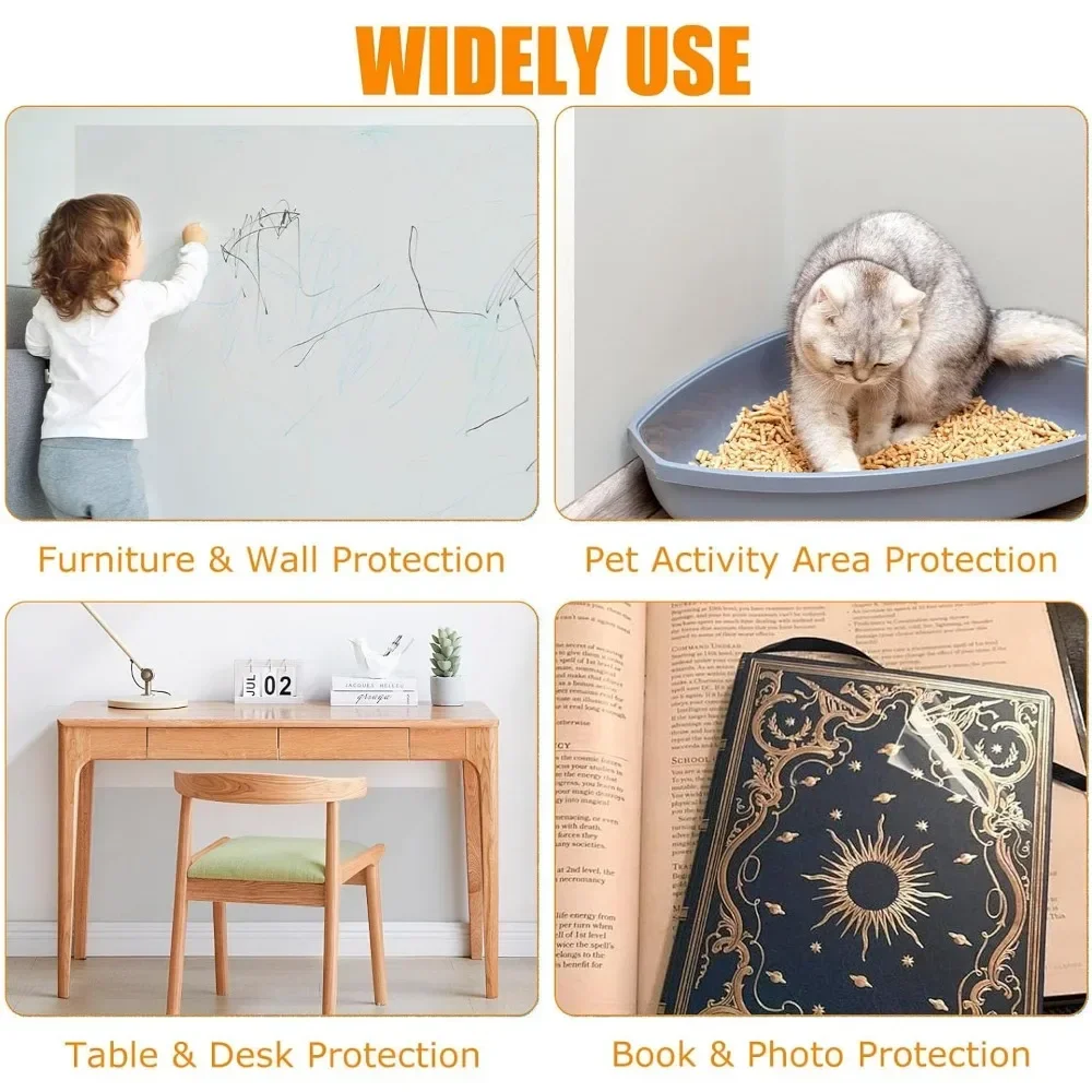 Wall Protector Film Kitchen OilProof Wall Sticker Stove Cabinet Kitchen Pad SelfAdhesive Fridge Mat Wallpaper Refrigerator Liner view 6
