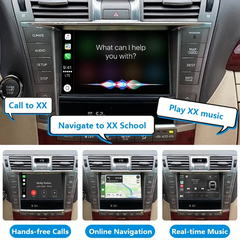 High qualityLS 460 LS600 OEM Wireless   CarPlay and Android Auto Original Screen Upgrade for Lexus CarPlay