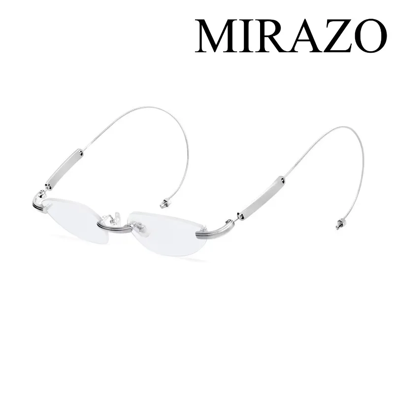 

2025 korea Ultra-light Titanium Optical Frames New Rimless GM Glasses Frame Anti-GLARE Prescription Eyeglasses M&M219 for UNISEX