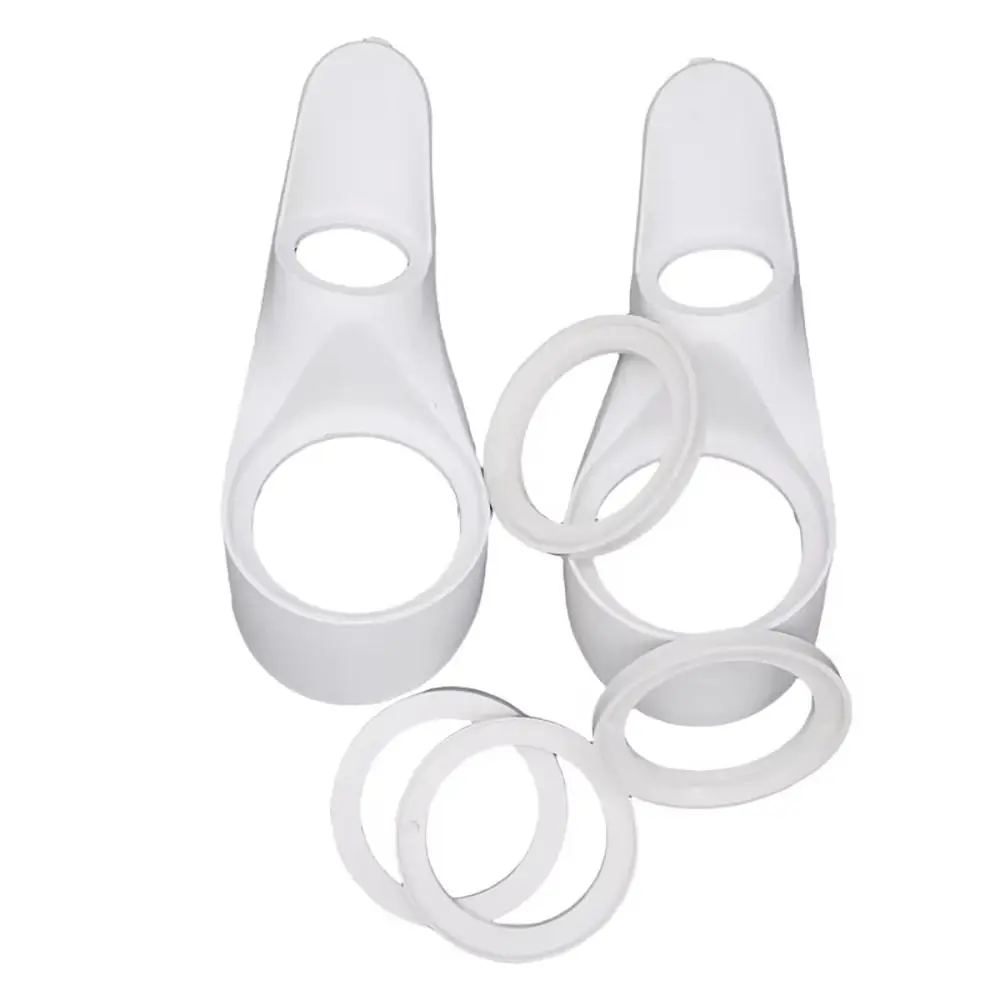 1Set Plastic Car Audio Speaker A-Pillar Tweeter Holder Gasket White 58mm Tweeter Outer Diameter Car Audio Speaker Bracket