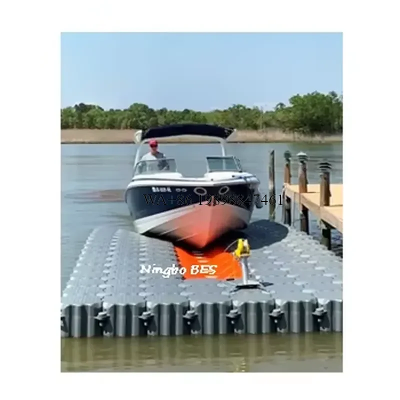 Wmwmnu for Marina Modular Floating Dock Plastic Jet Ski Platform River HDPE Pontoon Bridge