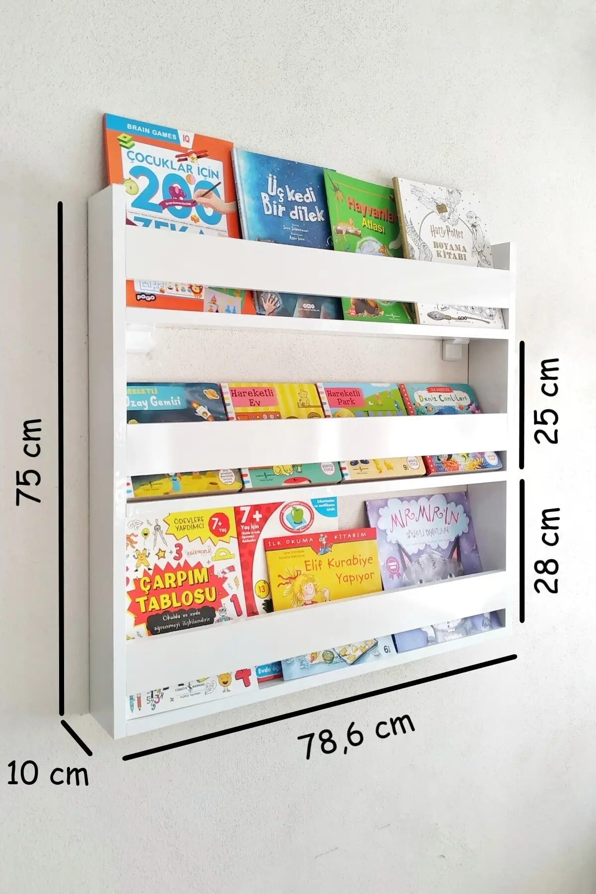 Montessori Educational Child Library, 3 Layer Montessori Bookcase