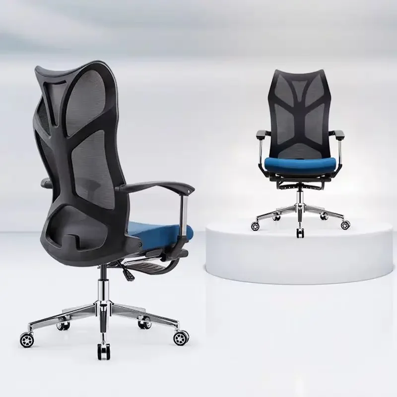 

Ergonomic Office Chair Comfy Work Mesh Chair Adjustable Lumbar Support Headrest Silla Para Escritorio Office Furniture