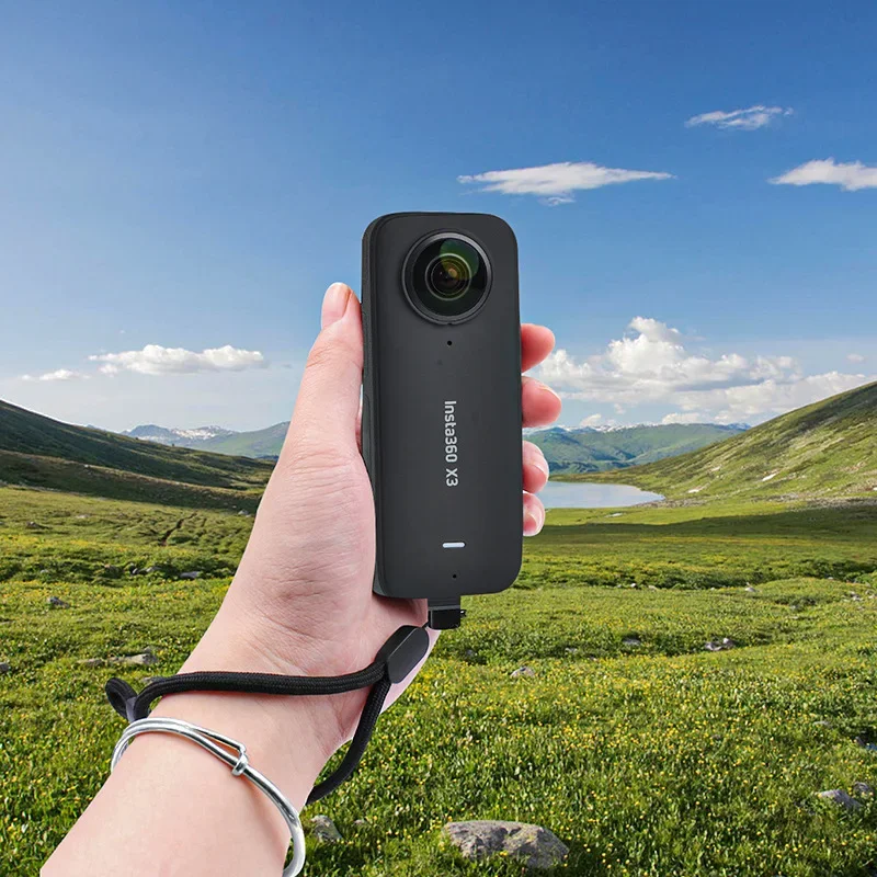 Ремешок на запястье для Insta360 X3 X2 X EVO, аксессуары для езды на велосипеде, шнурок с защитой от потери, держатель для рюкзака, присоска с зажимом