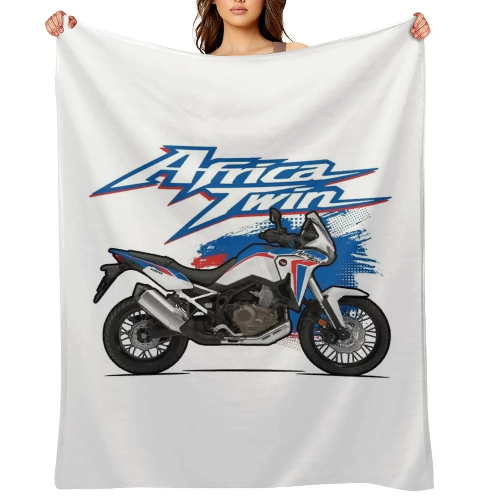 

Africa Twin 1100 Throw Blanket christmas gifts Camping blankets ands Decorative Beds Blankets