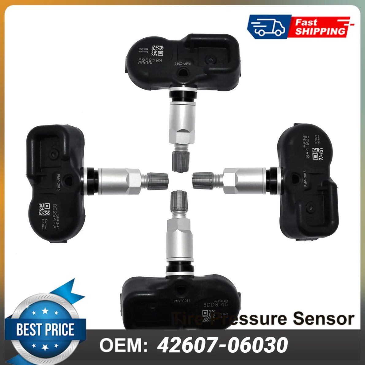 4PCS OEM 42607-06030 TPMS Sensor For Nissan Altima Murano Pathfinder Teana King