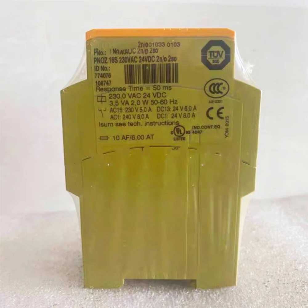 New for Pilz PNOZ 16S 774076 24V Safety Relay Module