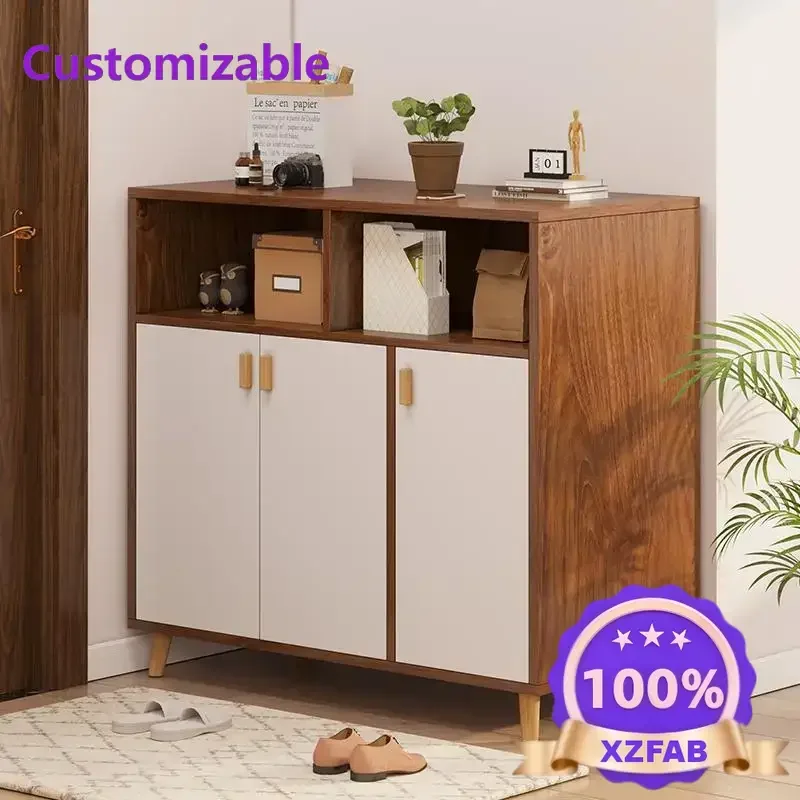 Factory Direct 2026 Shoe cabinet Home entrance Home storage Entry storage Entrance cabinet Imitation solid wood door Outer aisle