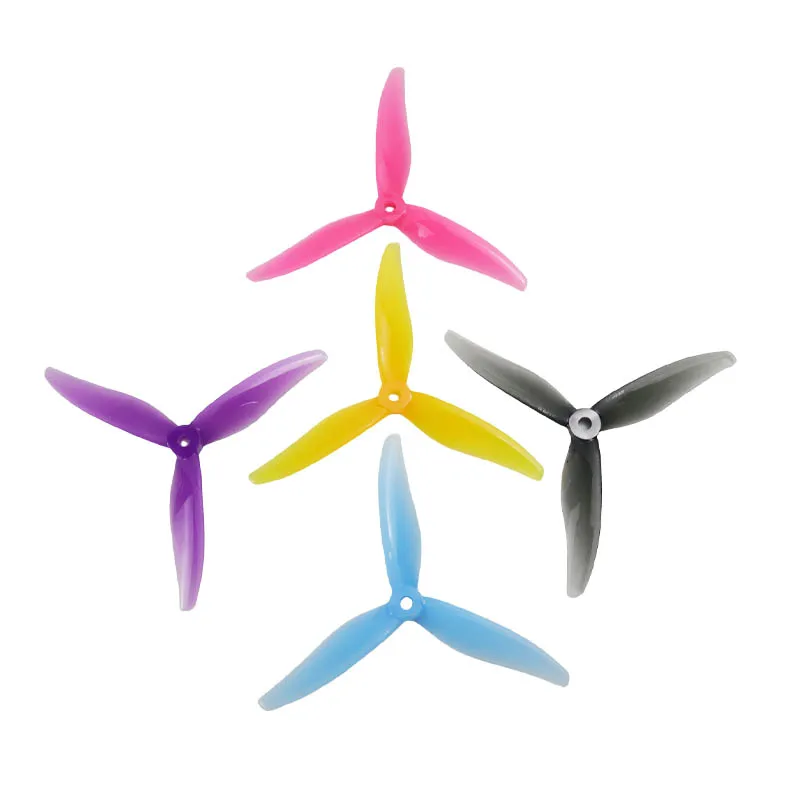 2Pairs GEMFAN YUKI 5129 Props 5inch 3-Blade PC Propeller CW CCW 2306 2207 Brushless Motor For RC FPV Racing Freestyle Drone DIY view 4
