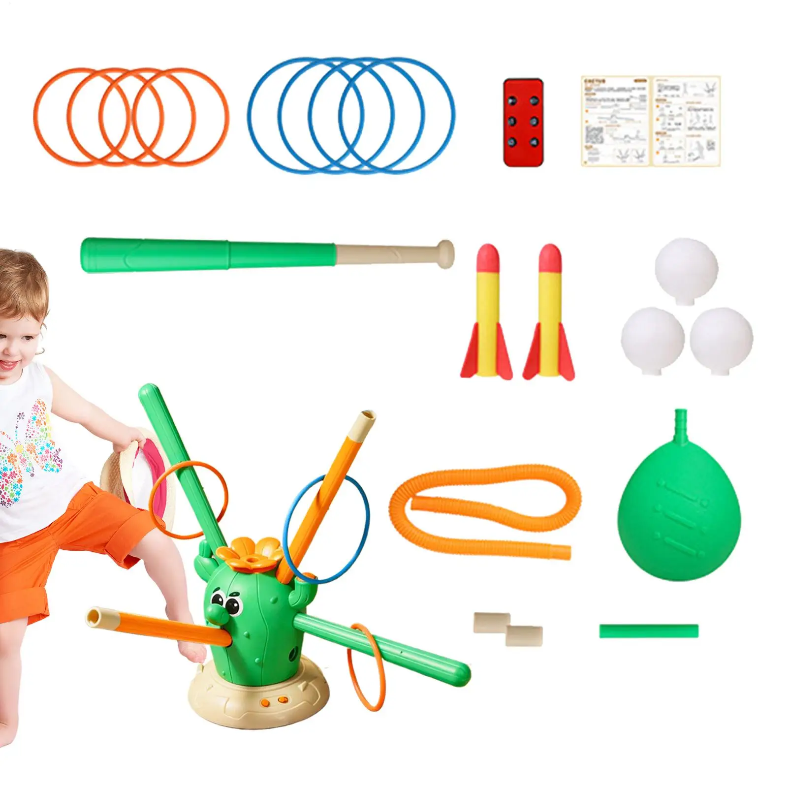 

Интерактивная музыкальная игрушка-кактус на радиоуправлении для детей: прыгающий мяч для бейсбола для девочек и мальчиков, для игр в помещении и на улице, во дворе и саду