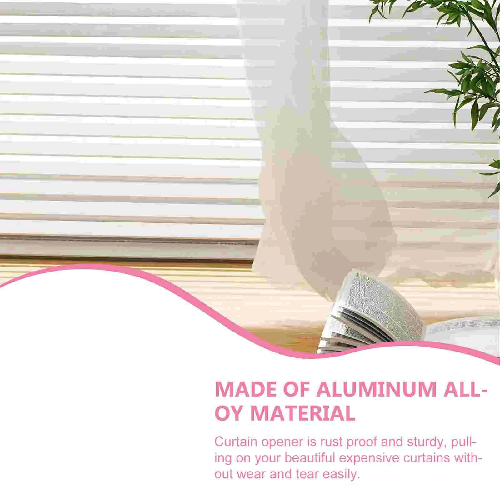 50cm Aluminum Alloy Curtain Track Roman Rod Manual Push and Pull Small Lever Hand (black) Rods Drapery 21 Inch Pole Out Ceiling