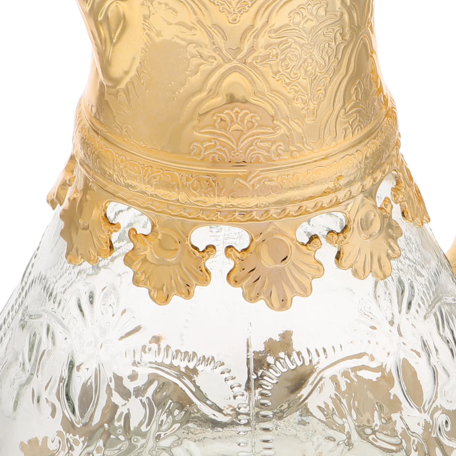 

Middle Eastern Arabic Glass Cold Water Pot Elegant Design Heat Resistant Beverage Jug Ice Tea Carafe Serving Pitcher