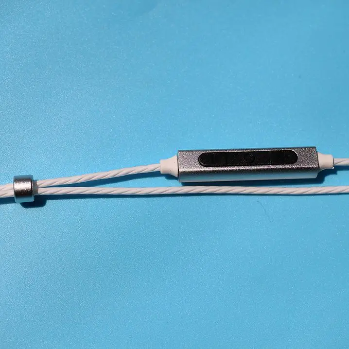 マイク付き銅ケーブル,3.5mm,1ピース,イヤホンアクセサリー,ボリューム修理ヘッドセット