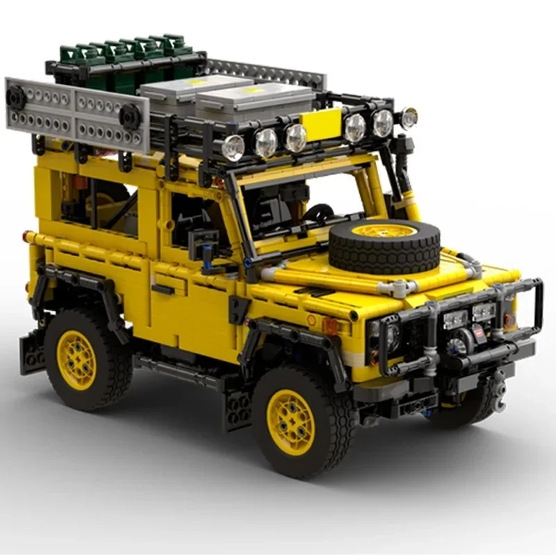 Moc-bloques de construcción modelo de coche clásico, medalla de oro, defensor, ladrillos técnicos, montaje de bricolaje, juguete de construcción para niños, regalo de vacaciones