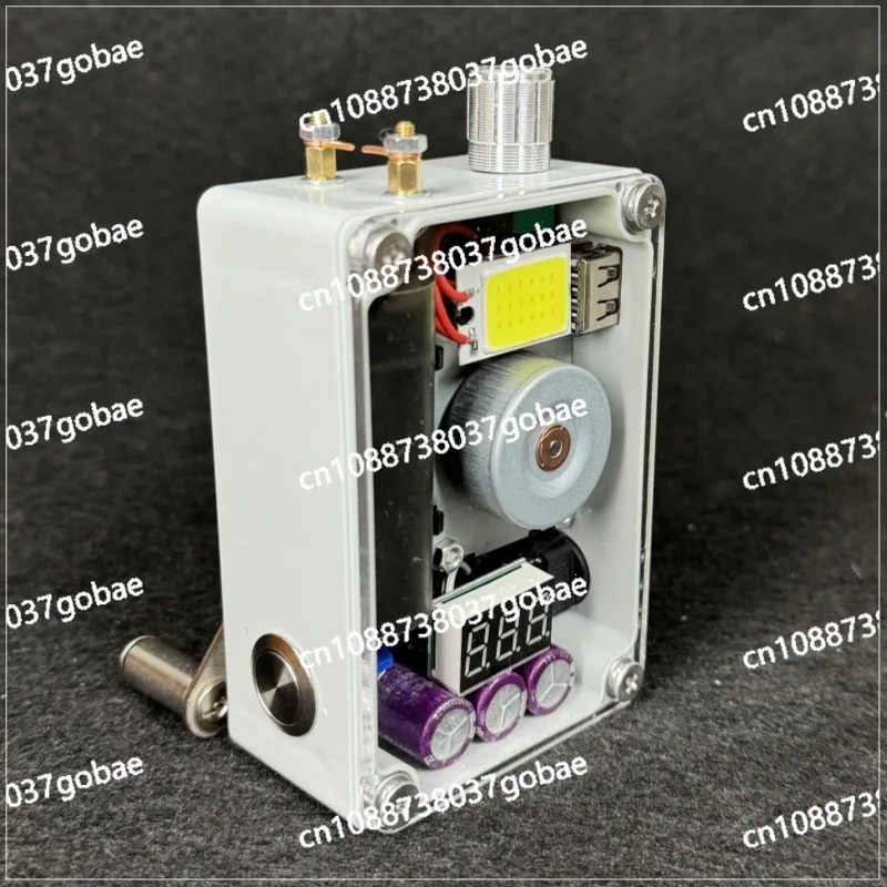 Small portable hand cranked generator lighting, suitable for household emergency backup phone charging USB outdoor 5V