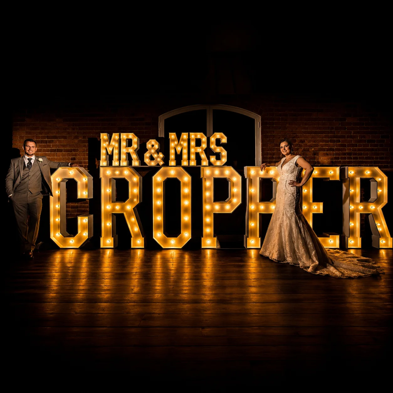 3ft 4ft 5ft Marquee Letters MR&MRS Name Led Lighting Large Big Wedding Birthday Party Giant Light Up