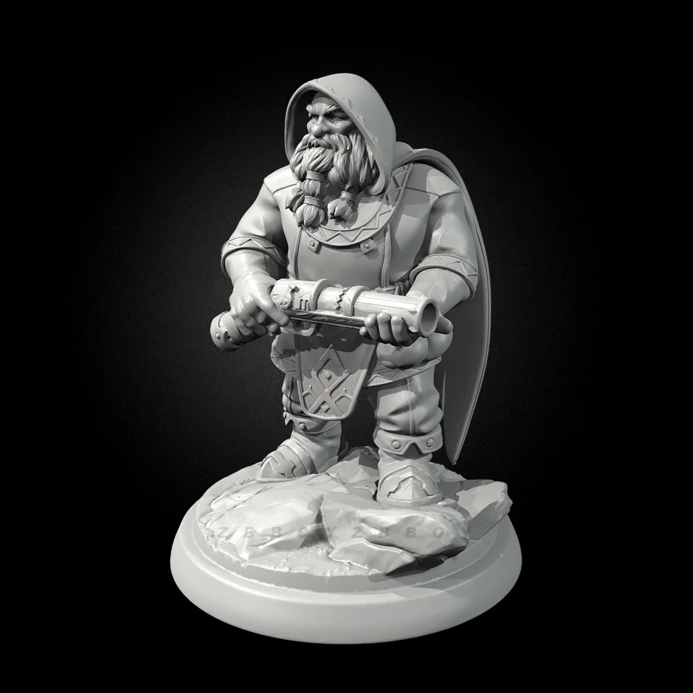 Kits de modèles en résine, hauteurs globales 25mm 38mm 50mm, figurine incolore et auto-assemblée (impression 3D) TD-7416/3D