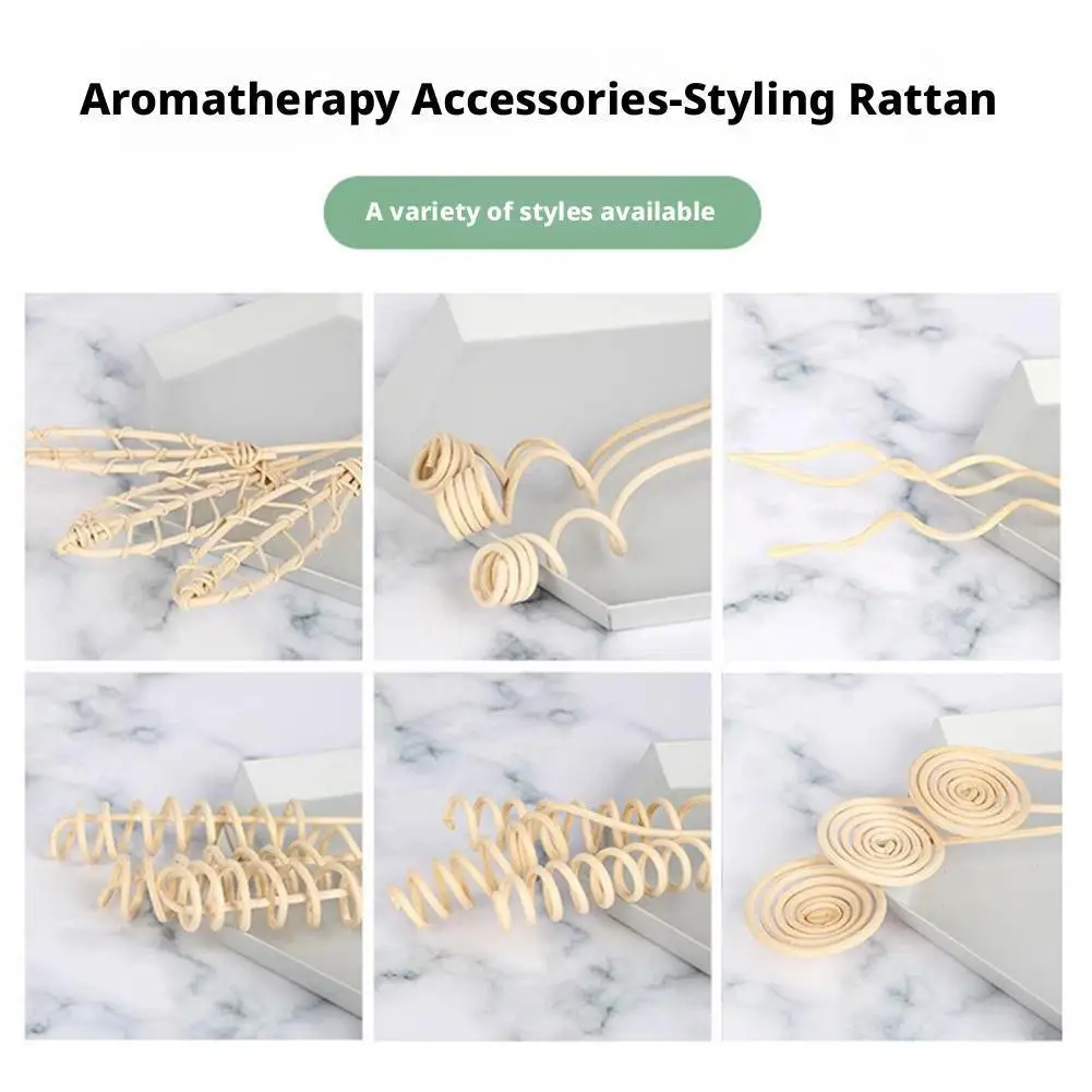 Pompon Flower Rattan Sticks Fireless Fragrances Reed Diffuser Stick Reuse DIY Handmade Ornaments Home Decor ﻿