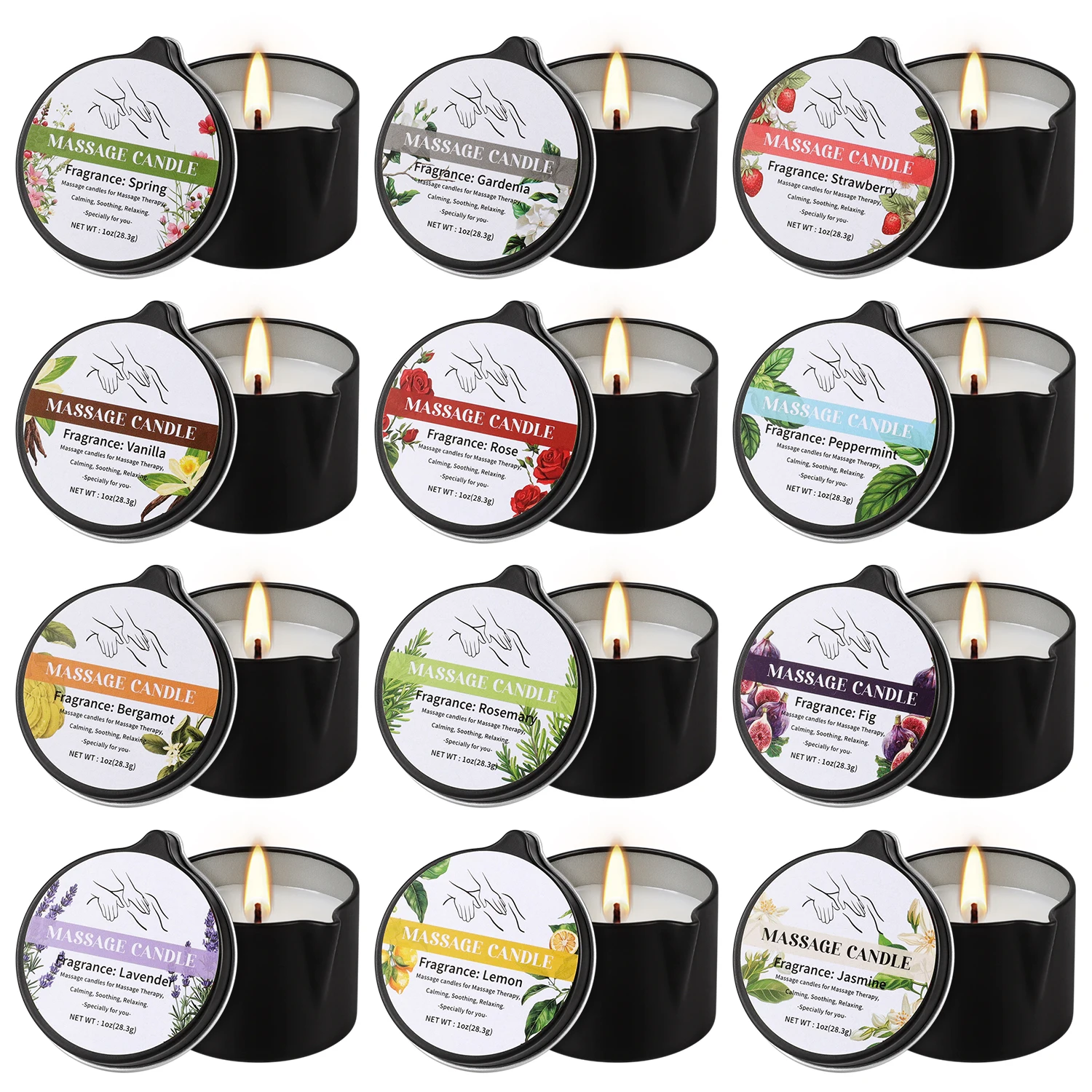 เทียนนวดน้ำมันหอมกลิ่นธรรมชาติ - Massage Candle Melting บทวิจารณ์และราคา
