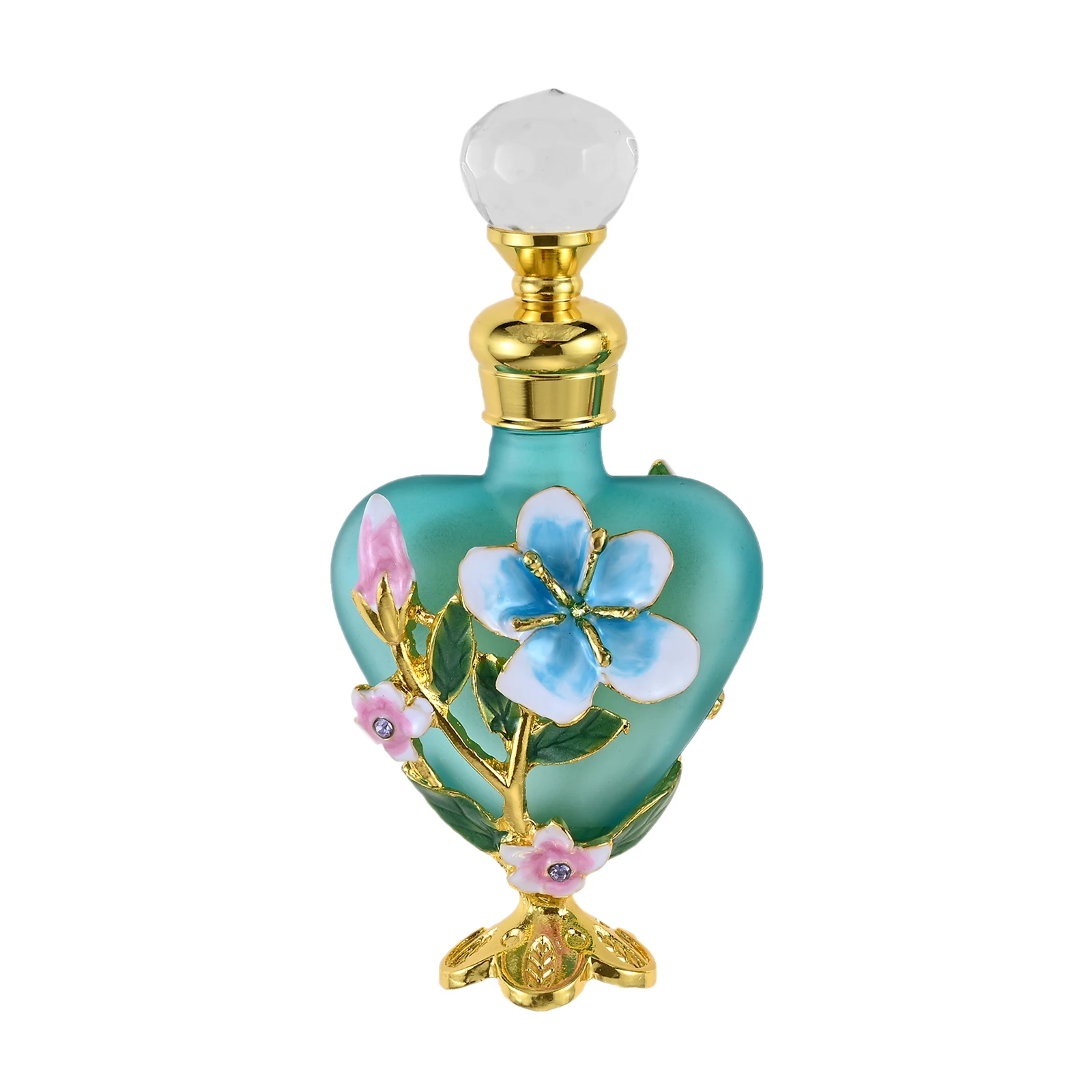 زجاجة عطر زجاجية صغيرة زرقاء ب - مراجعة Perfume Villa Fragrance وسعره
